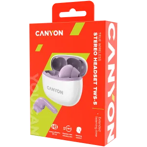 CANYON headset TWS-5 Purple