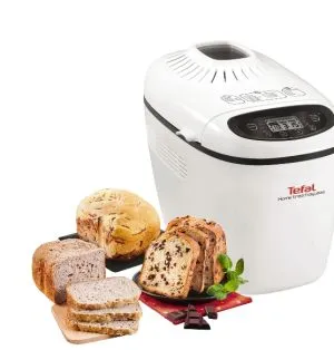 Aparat de paine Tefal PF610138, Baguette de paine de casa, Aparat de paine, 1600W, 1500 g, 16 programe, alb