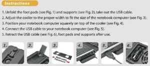Cooling system Neomounts by NewStar Notebook Cooler (cools 15 degrees celcius)