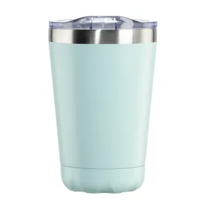Xavax Thermal Mug, 270 ml, Insulated Mug To Go with Drinks Opening, pastel blue