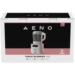 AENO Table Blender-Soupmaker TB1: 800W, 35000 rpm, boiling mode, high borosilicate glass cup, 1.75L, 8 automatic programs, 9 speeds, timer, preset time, LED-display