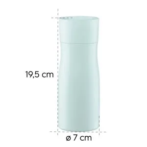 Cana Thermos Xavax To Go, 400 ml, izolata, gaura pentru bautura, albastru pastel