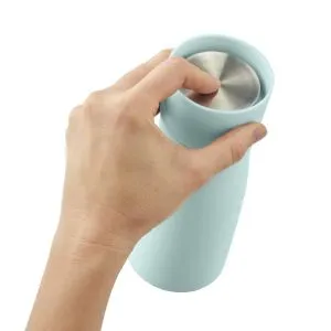 Cana Thermos Xavax To Go, 400 ml, izolata, gaura pentru bautura, albastru pastel