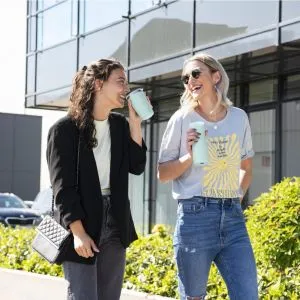 Cana Thermos Xavax To Go, 400 ml, izolata, gaura pentru bautura, albastru pastel