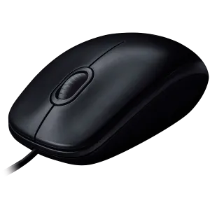 Mouse cu fir LOGITECH B100 - NEGRU - USB - B2B