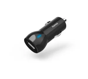 Încărcător auto Hama, USB-A, 12 W, negru