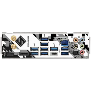 ASROCK MB Desktop Z790 Steel Legend (S1700, 4x DDR5, 1x PCIe 5.0 x16, 1x PCIe 4.0 x16, 1x PCIe 3.0 x1, 4x Hyper M.2, 1x Blazing M.2, 8x SATA3, 2x USB-C, 16x USB 3.2, 5x USB 2.0, 1x RJ-45 2.5GB Lan, 802.11ax Wi-Fi 6E Module, 1x HDMI, 1x DP, ATX