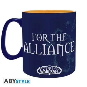 Cana ABYSTYLE WORLD OF WARCRAFT - Alliance, 460 ml, Albastru