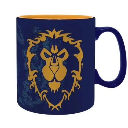 Cana ABYSTYLE WORLD OF WARCRAFT - Alliance, 460 ml, Albastru