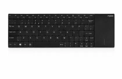 Tastatură fără fir RAPOO E2710, Multimedia, 2,4 Ghz, Touchpad, Chirilic, Negru