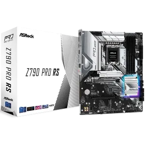 ASROCK MB Desktop Z790 Pro RS (S1700, 4x DDR5, 1x PCIe 5.0 x16, 1x PCIe 4.0 x16, 2x PCIe 3.0 x1, 4x Hyper M.2 PCIe Gen4x4, 8x SATA3 6.0 Gb/s, 2x USB-C, 6x USB 3.2 , 6x USB 2.0, 1x RJ-45 2.5GB Lan, 1x HDMI, 1x DP, ATX