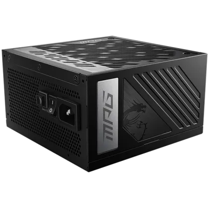 MSI MPG A1000G PCIE5, 1000W, 80 Plus Gold, Factor de formă ATX, Tensiune de intrare 100~240 Vac, Frecvență de intrare 50Hz ~ 60Hz, Ventilator 135 mm, 150 x 150 x 86mm, PFC activ, OCP, OTP, OCPPP, OTP, SCPPP , UVP, ATX, 2xEPS, 7XPCi-E, 12xSATA, 4xMOLEX, 1x