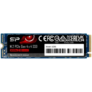 Silicon Power SSD UD85 500GB M.2, 2280, PCIe 4.0 x4, Read/Write: 3600 / 2400 MB/s