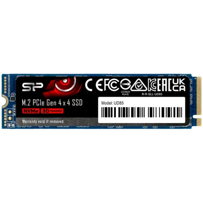 Silicon Power UD85 500GB SSD PCIe Gen 4x4 PCIe Gen 4x4 & NVMe1.4, 3DNAND, HBM, 5 year warranty -Max 3600/2800 MB/s, EAN: 4713436150428