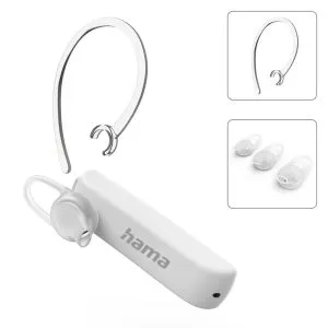 Căști Bluetooth HAMA MyVoice 1500, Multipoint, Control volum, Alb