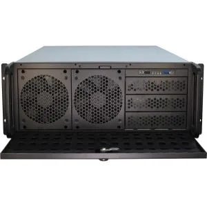 Carcasă pentru server InterTech 4U-4129L - Mini ITX, mATX, μATX, ATX, SSI EEB, negru