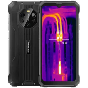 Blackview Rugged BL8800 Pro 8GB/128GB, 6,58 inchi FHD+ 1080x2408 IPS, Octa-core, 16MP față/2x2MP+5MP+50MP Cameră spate, Cameră termică FLIR, Baterie 8380mAh, Type-C, Android 11, Dual SIM, SD, Amprentă digitală slot pentru card, încărcare cu fir 33W, MIL-S
