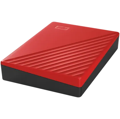HDD extern WD My Passport (4TB, USB 3.2) Roșu