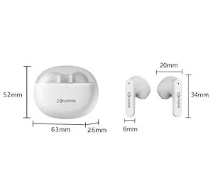 A4tech B20 2Drumtek True Wireless Earphone, Mint Green
