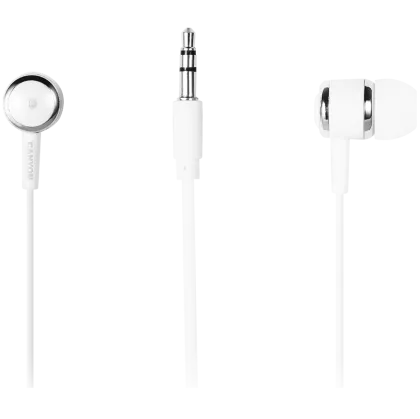 Căști stereo CANYON cu microfon, alb