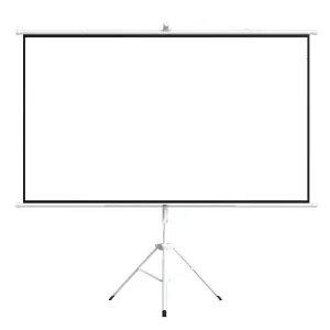 Ecran stand ESTILLO, 240 x 180, 4:3, Alb pentru proiector