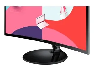 Monitor Samsung 24C364 24" curbat, LED IPS, 75 Hz, 4ms, 1920x1080, 250cd/m2, D-Sub, HDMI, negru