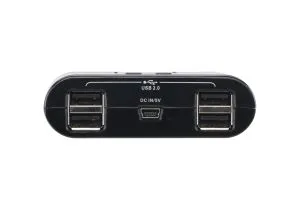 Comutator ATEN US224, 2 computere la 4 periferice USB