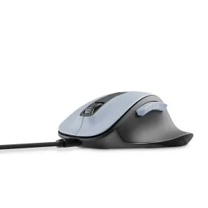 Mouse optic wireless HAMA MW-500 Recharge, albastru deschis, 6 butoane, 800/1200/1600 dpi, silentios