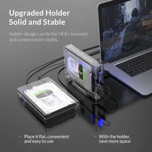 Orico Storage - Case - 3.5 inch USB3.0 transparent, Vertical - 3159U3