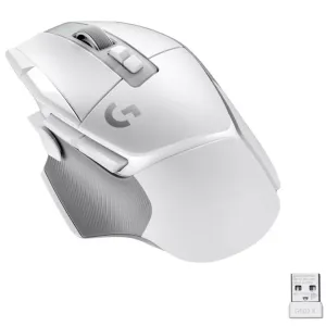 Mouse de gaming fără fir Logitech G502 X Lightspeed alb