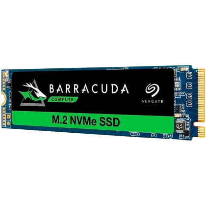 Seagate BarraCuda PCIe, 500GB SSD, M.2 2280 PCIe 4.0 NVMe, Read/Write: 3,600 / 2,400 MB/s