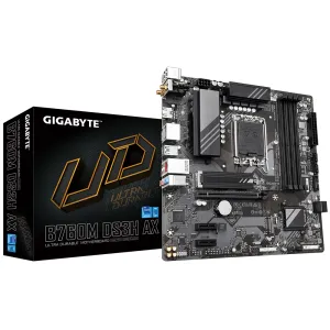Placa de baza GIGABYTE B760M DS3H AX DDR5, socket 1700, mATX