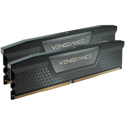 Corsair DDR5, 6400MT/s 32GB 2x16GB DIMM, Unbuffered, 32-40-40-84, Std PMIC, XMP 3.0, VENGEANCE DDR5 Black Heatspreader, 1.4V, EAN:0840006602019