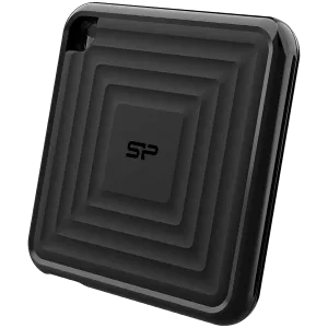 Silicon Power PC60 1TB SSD portabil SATAIII USB 3.2 Gen2 (Tip-C) SSD portabil, R/W: până la 540MB/s; 500 MB/s, negru, EAN: 4713436149965