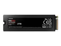 Samsung SSD 2TB M.2 PCIEx4 PCI Gen4.0 990 Pro with Heatsink 600 TBW 5 yrs