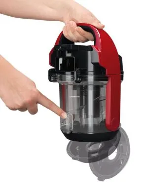Прахосмукачка Bosch BGC05AAA2, Vacuum Cleaner, 700 W, Bagless type, 1.5 L, 78 dB(A), Energy efficiency class A, chili red/black