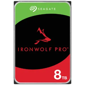 SEAGATE Ironwolf PRO Enterprise NAS HDD 8TB 7200rpm 6Gb/s SATA 256MB cache 8.9cm 3.5inch 24x7 pentru NAS RAID Rackmount Systeme BLK