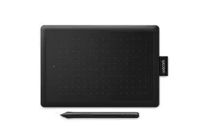 Una de la Wacom Medium tabletă grafică, neagră