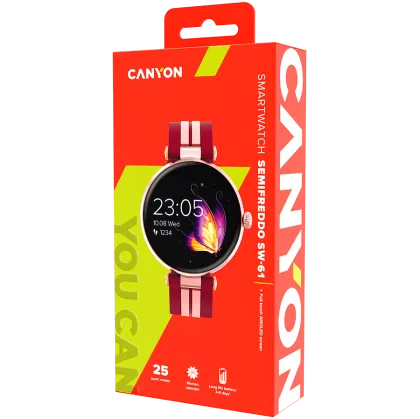 CANYON smart watch Semifreddo SW-61 Rose Gold