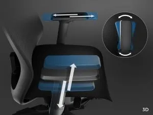 Стол Genesis Ergonomic Chair Astat 700 Black