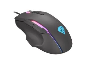 Mouse Genesis Gaming Mouse Xenon 220 6400dpi cu software iluminat negru