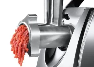 Meat mincer Bosch MFW67450, Meat mincer ProPower, 700W - 2000W, Discs: 3 / 4,8 / 8 mm; Sausage attachment; Attachment for kibbutz / meatballs; Fruit pressing attachment; Out: 3.5kg/min, Black