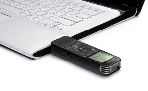 Диктофон Sony ICD-PX470, 4GB, stereo, Memory card slot micro SD, Direct USB, black