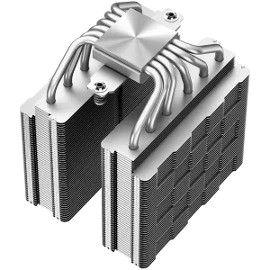 DeepCool AG620, CPU Air Cooler, 2x120mm PWM Fan, TDP 260W, 6 Heatpipes, Intel LGA2066/2011-v3/2011/1700/1200/115x, AMD AM5/AM4, 129×136×157 mm(L×W×H) , 2 Year Warranty