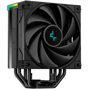 DeepCool AK400 Digital, CPU Air Cooler, 1x120mm FK120 PWM Fan, Digital Display, ARGB, TDP 220W, 4 Heatpipes, Black, Intel LGA1700/1200/115x, AMD AM5/AM4, 126×97×156 mm(L×W×H ), 3 Year Warranty
