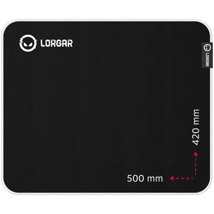 Lorgar Legacer 755, Gaming mouse pad, Ultra-gliding surface, Purple anti-slip rubber base, size: 500mm x 420mm x 3mm, weight 0.45kg