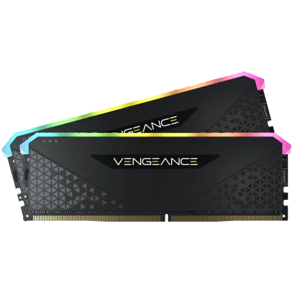 Corsair DDR4, 3600MHz 16GB 2x8GB DIMM, Unbuffered, 18-22-22-42, XMP 2.0, VENGEANCE RGB RS Heatspreader, RGB LED, 1.35V, for AMD Ryzen & Intel XMP