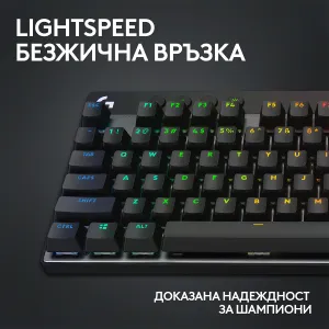 Tastatură mecanică pentru jocuri Logitech G Pro X TKL Lightspeed Tactile Switch