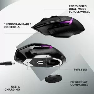 Mouse de gaming Logitech G502 X Plus Black Lightsync RGB