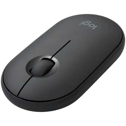 Mouse Bluetooth LOGITECH M350S Pebble 2 - GRAFIT TONAL - FĂRĂ DONGLE
